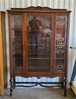 Depression Era China Cabinet With Repair