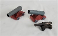 Field Cannon Metal Pencil Sharpener & 2 Others