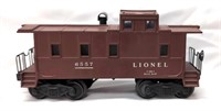 Postwar Lionel O Gauge 6557 Caboose w/Smoke