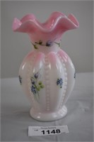 Beautiful Hand Painted Fenton Vase