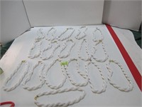 Box of 17 rope necklaces New