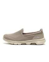 Skechers Women's GO Walk 5-15901 Shoe, Taupe, 9 W