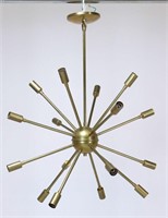 MCM Brass Sputnik Chandelier