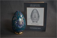 Franklin Mint Turkish Tradition Style Pottery Egg