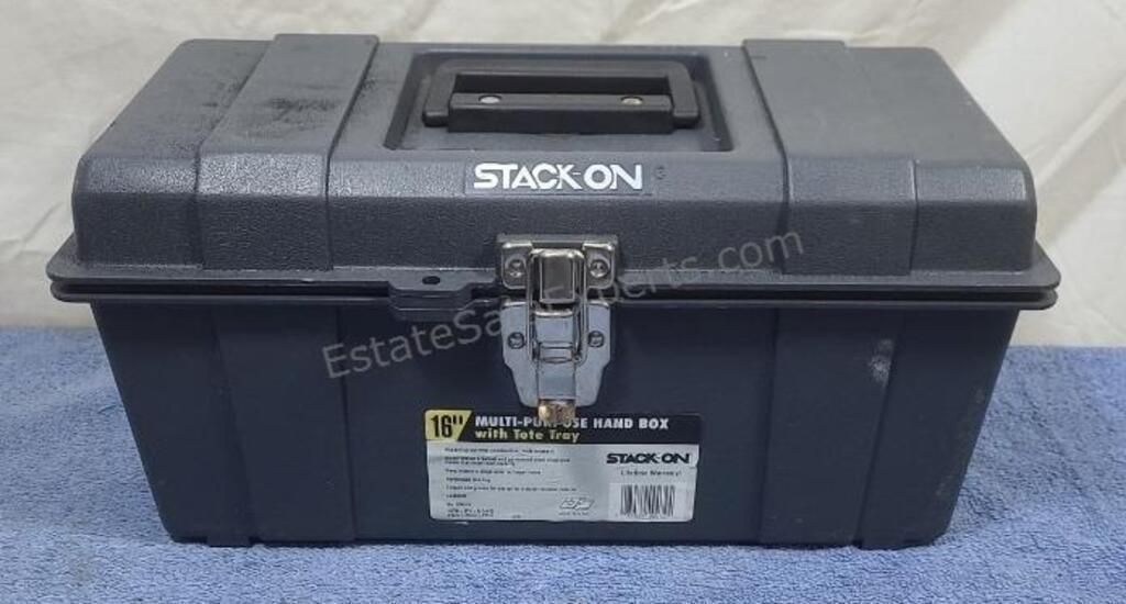 Stack-On 16in tool box.