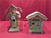 Wooden Bird Houses: Country School,