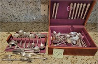 26 - MIXED LOT OF FLATWARE & BOX (B23)