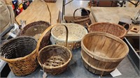 Mixed Lot Of 6 VTG Baskets