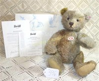 STEIFF TEDDY BEAR SCHULTE PATCHWORK W/ B