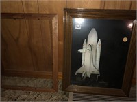 Space shuttle and frame