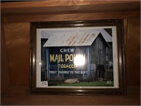 Chew Mail Pouch framed