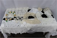 Vintage Crocheted Table Linens, Doilies, and More!