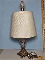 ST CLAIR PAPER WEIGHT LAMP W/BLOWN GLASS