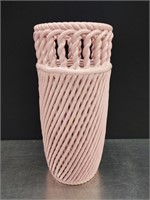 Pink Ceramic Umbrella Stand