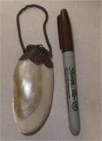 Vintage Mother pearl sea shell small purse