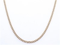 18kt (750) Stamped Italy Gold Flat Style Chain 24"