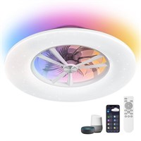 Orison RGB Ceiling Fans with Lights  24   Low