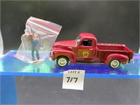 1950 GMC 1/2 Ton Pickup w/ person, 1:43 Scale