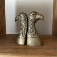 Pair of Brass Eagle Bookends #2