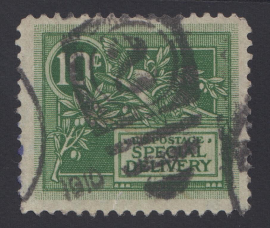 US Stamp #E7 Used with black cancels, Special Deli