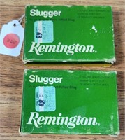2X BID - 2 BOXES OF REMINGTON SHOTGUN SLUGS