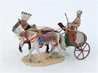 ROMAN LEAD SOLDIER W/ CHARIOT