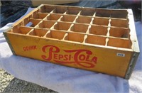 Vintage Pepsi-Cola Wooden Crate Ottawa, KS