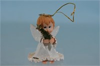 Holly Babes Collection Sugared Angel Ornament