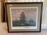 Sam Caldwell 'Timbalier' Framed Artists Proof