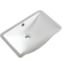 $92 18.7"x11.9" Undermount Bathroom Sink