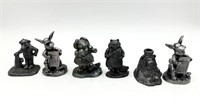 Michael Ricker Pewter Animal Figurines