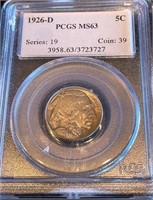 1926 d MS 63 PCGS Buffalo Nickel KEY DATE