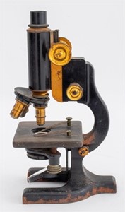American Spencer Cast Iron & Brass Microscope