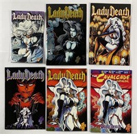 Chaos Comics Lady Death Between Heaven Hell + Ash