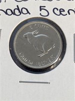 1967 Canada Confederation 5 Cent