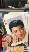 Tin reproduction Elvis sign 12 x 16