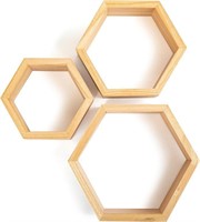 Hexagon Shelves (3-Pack) - Natural Color Honeycomb