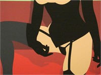 UNKNOWN ARTIST LINGERIE GICLEE PAINTING