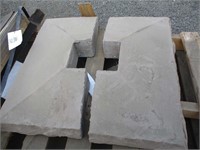 (3) Cement Post Surrounds