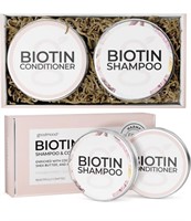 New Biotin Shampoo and Conditioner Bars, Solid