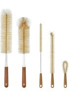 ALINK 5-Pack Bottle Brush Cleaner - Long Bamboo