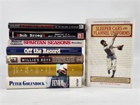 (8) HARDBOUND SPORTS BOOKS