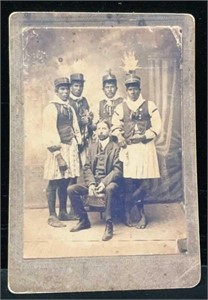 Photography - CDV Seminole Indians with American
