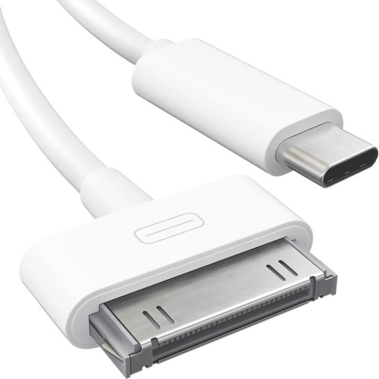 30-Pin to USB C Adapter Cable for iPhone, iPad,