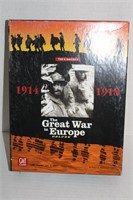 Vintage The Great War In Europe Board Game