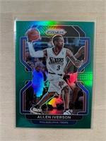 Allen Iverson 2021 Prizm Green Parallel