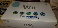 WII sports game with cd's in box