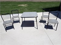 Cosco Table with 4 Chairs