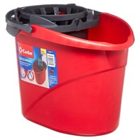 E5642  O-Cedar QuickWring Bucket, 2.5 Gallon, Red