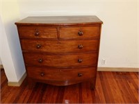 Vintage Wooden 5 Drawer Dresser